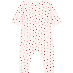 Hjärtmönstrad Velour Onesie Marshmallow Terkuit><noscript><img width=
