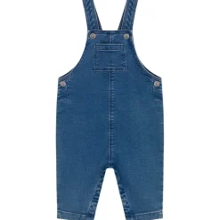 Hängselbyxor I Denim Bleu Delave>Petit Bateau Best