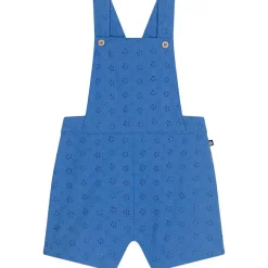 Hängselshorts Med Anglaise-brodyr Blå>Petit Bateau Best