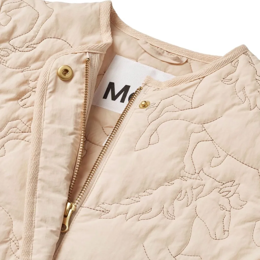 Holley Quilted Jacket Brazilian Sand>Molo Clearance
