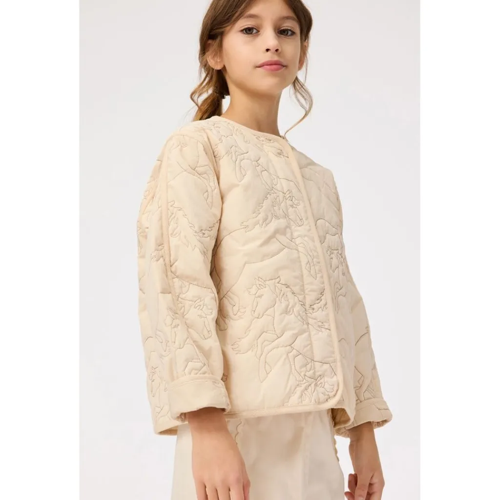Holley Quilted Jacket Brazilian Sand>Molo Clearance