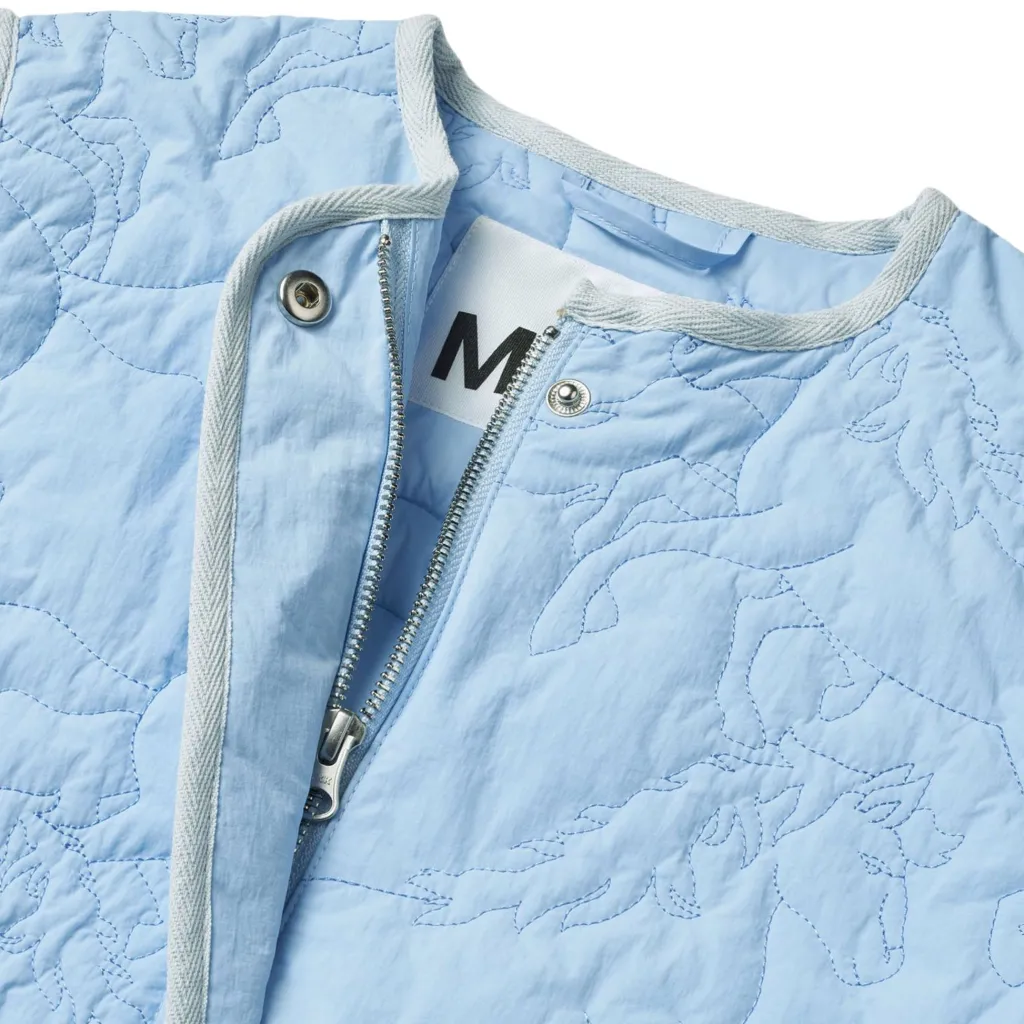 Holley Quilted Jacket Day Sky>Molo Sale