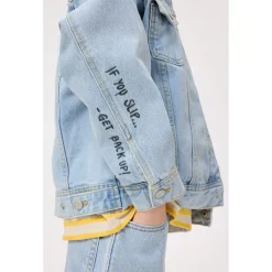 Honore Denim Jacket Sun-bleach Blue><noscript><img width=