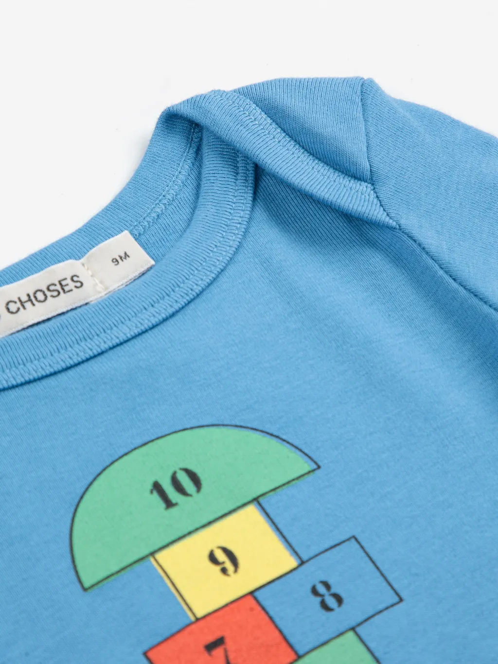 Hopscotch Långärmad Body Blue>Bobo Choses Clearance