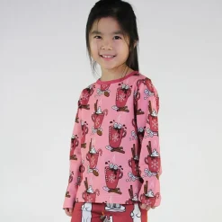 Hot Chocolate Långärmad T-Shirt Bridal Rose>Småfolk Outlet