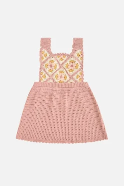 Huguetta Stickad Klänning Blush>Louise Misha Best