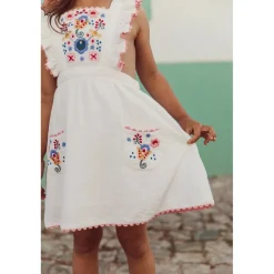 Huguette Klänning White><noscript><img width=