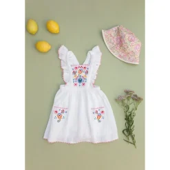 Huguette Klänning White><noscript><img width=