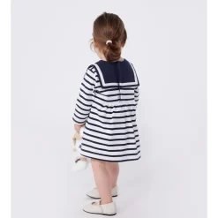 Iconic Bretonrandig Klänning Blanc Bleu><noscript><img width=