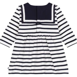 Iconic Bretonrandig Klänning Blanc Bleu><noscript><img width=