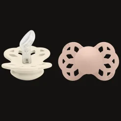 Infinity 2-pack Anatomiska Silikonnappar Ivory Blush>BIBS New