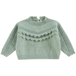 Ionnisa Stickad Babytröja Sauge>Louise Misha New