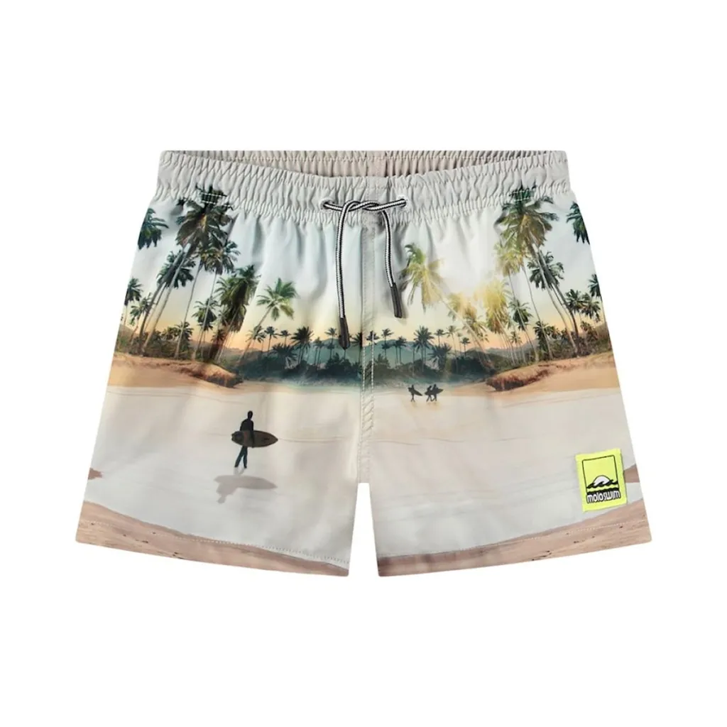 Island Surf Print Niko Board Short>Molo Outlet