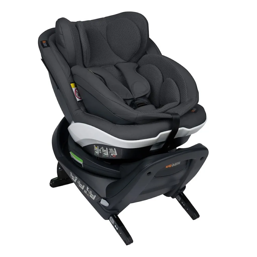 iZi Twist B i-Size Bilbarnstol Anthracite Mesh>BeSafe New