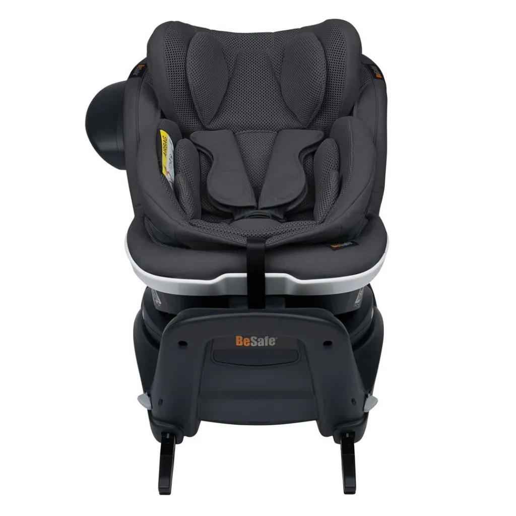iZi Twist B i-Size Bilbarnstol Anthracite Mesh>BeSafe New