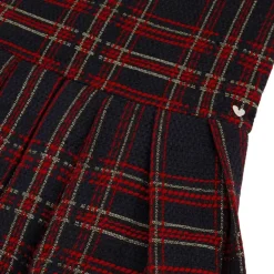 Jacquard Lurexklänning Navy>Tartine et Chocolat Online