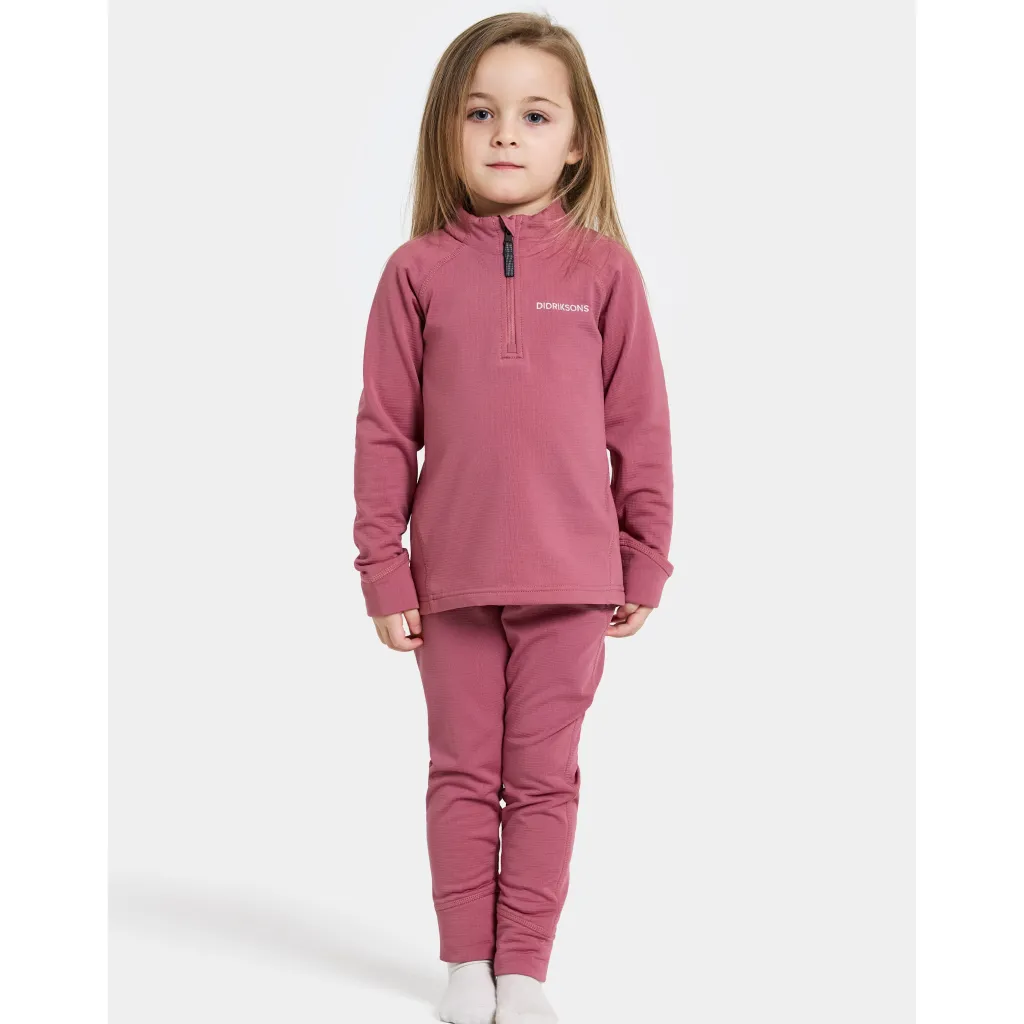 Jadis Kids 5 Baselayer-set Heather Pink>Didriksons