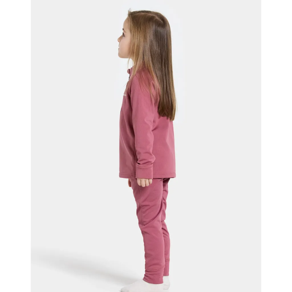 Jadis Kids 5 Baselayer-set Heather Pink>Didriksons