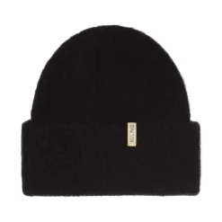 Jasna Beanie I Ull Black>Kuling