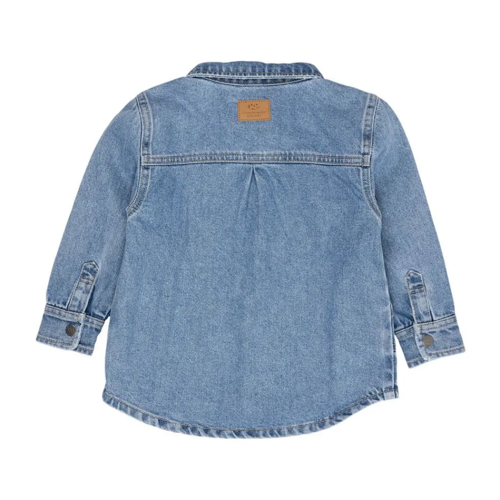 Jeansjacka Light Blue Indigo Washed>Copenhagen Colors Sale