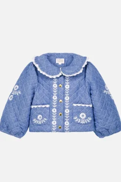 Jouliana Vävd Kappa Blue Chambray><noscript><img width=