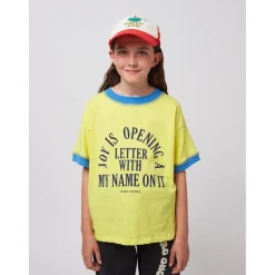 Joy Is T-shirt Light Yellow>Bobo Choses Sale