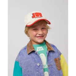 Joy Patch Cotton Keps Off White>Bobo Choses Sale