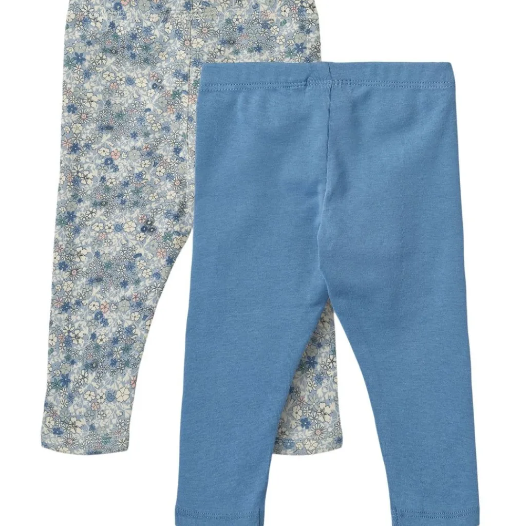 Jules 2-pack Leggings Blue Summer Flowers>Wheat New