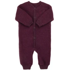 Jumpsuit I Mjuk Ull 2 In1 Plum>Joha Online