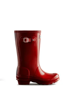 Junior Originals Gloss Gummistövlar Military Red><noscript><img width=