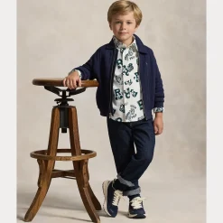 Kabelquiltad Jacka Refined Navy><noscript><img width=