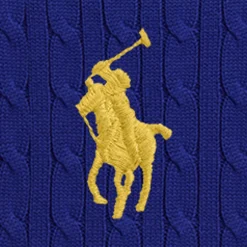 Kabelstickad Tröja Classic Azure><noscript><img width=