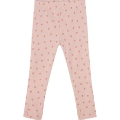 Kalle GOTS Hjärtmönstrade Leggings Aprikosfärgad>Buddy & Hope Hot