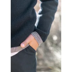 Kashmir stickad tröja marin><noscript><img width=