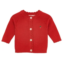 Kaya Cardigan Poppy Red>Flöss Clearance