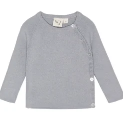 Kaya Stickad Tröja Misty Blue>Flöss Online