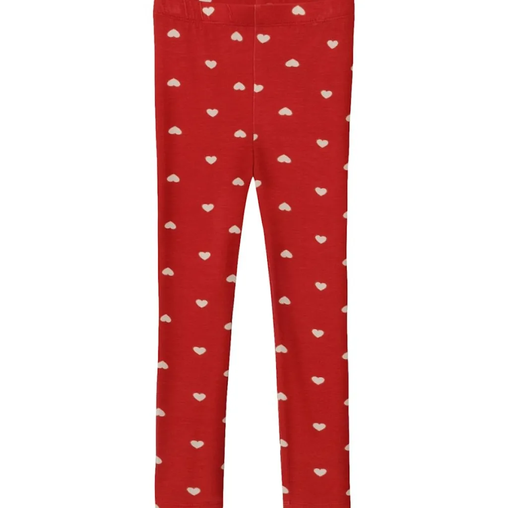 Kelly Leggings Pompeian Red Aop>Fliink Hot
