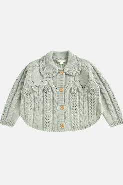 Khellana Stickad Cape Almond>Louise Misha Discount