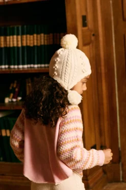 Khellani Stickad Cape Sienna Sunrise Knit><noscript><img width=