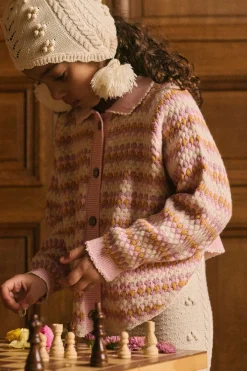 Khellani Stickad Cape Sienna Sunrise Knit><noscript><img width=