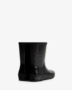 Kids First Giant Glitter Gummistövlar Black>Hunter Clearance