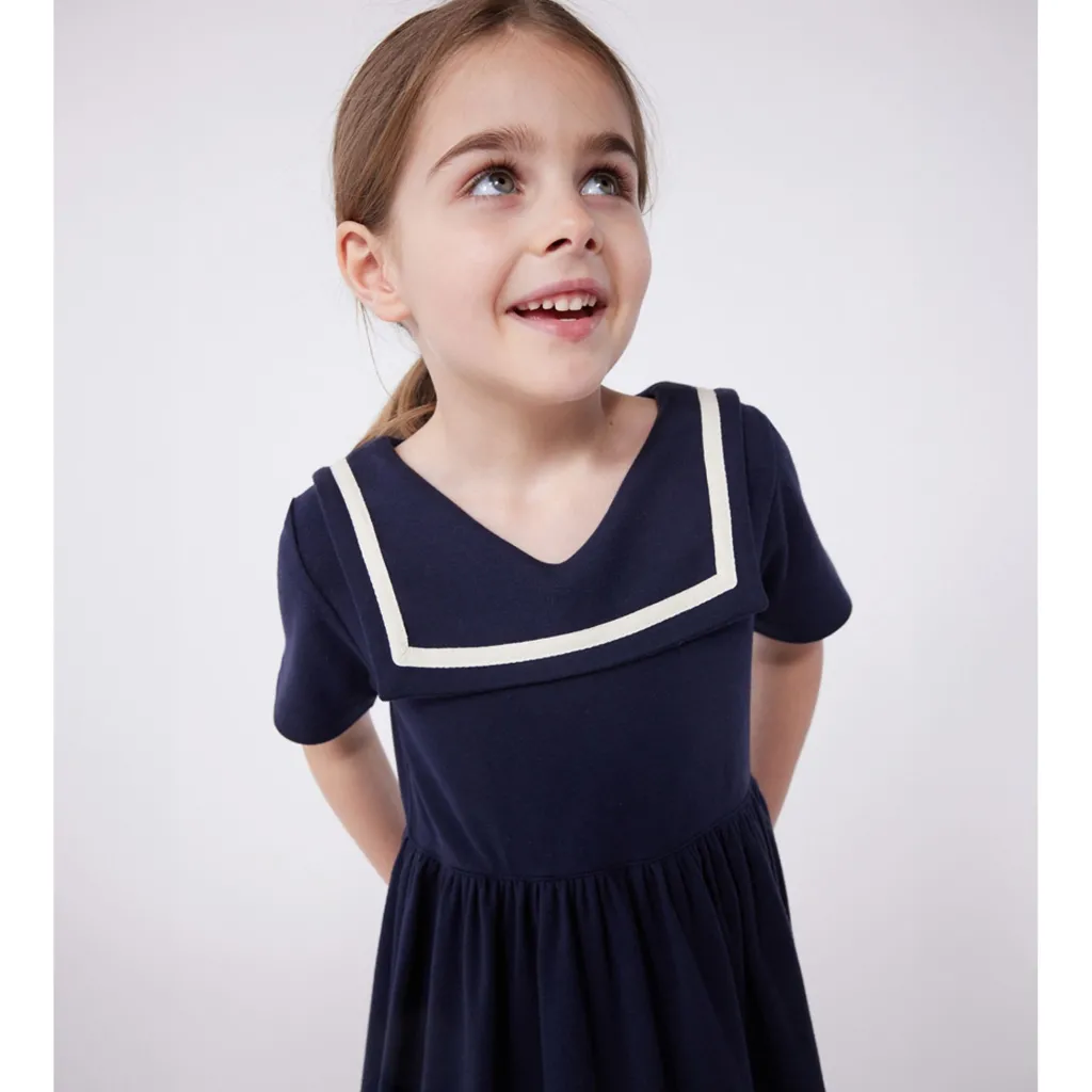 Klänning I Bomull Smoking>Petit Bateau Clearance
