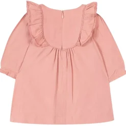 Klänning Med Blombrodyr Vieux Rose><noscript><img width=