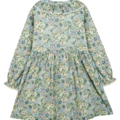 Klänning med Blomtryck Celadon><noscript><img width=