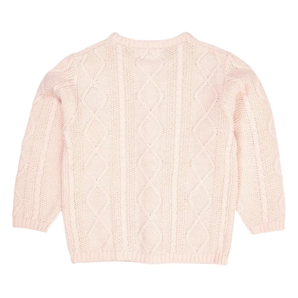 Knitted Cardigan Soft Pink>Copenhagen Colors