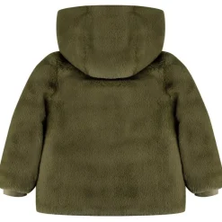 Konstpälsjacka Khaki><noscript><img width=