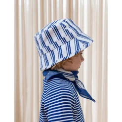 Kota Randig Solhatt Cloud Dancer/Mazerine Blue>Fliink Outlet