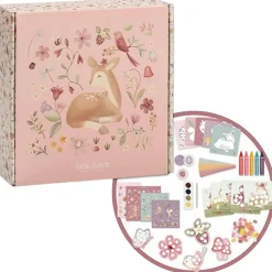 Kreativitetslåda Älvgård Rosa>Little Dutch Clearance