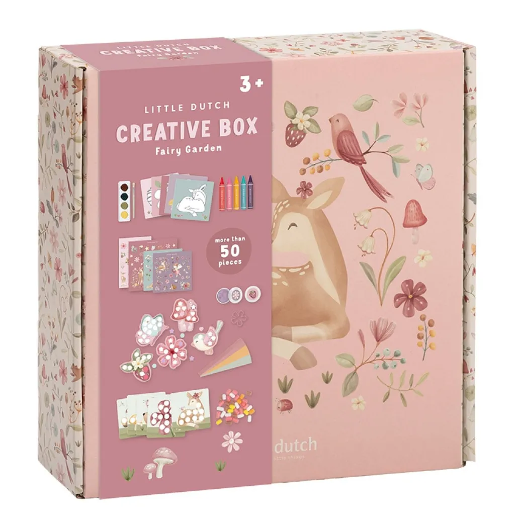 Kreativitetslåda Älvgård Rosa>Little Dutch Clearance