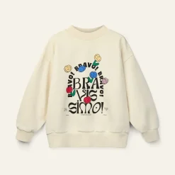 Kukka Sweatshirt Cream Bravo>Wynken New